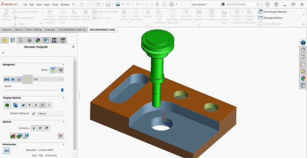SolidWorks CAM is an integrated CAM module developed by Dassault SystÃ¨mes, directly embedded within the SolidWorks modelling environment. It enables the entire process from design to machining to be completed within a single platform, making it highly suitable for engineers familiar with SolidWorks. However, SolidWorks CAM functions are better suited to 2.5D and 3-axis machining. For complex surfaces or five-axis machining, it is advisable to utilise specialised CAM software (such as Powermill or Mastercam) to achieve greater machining precision and flexibility.Pricing: SolidWorks CAM is typically included with the SolidWorks Professional or Premium packages.Based on market pricing, priced at about $3,500â€“$4,700/year.