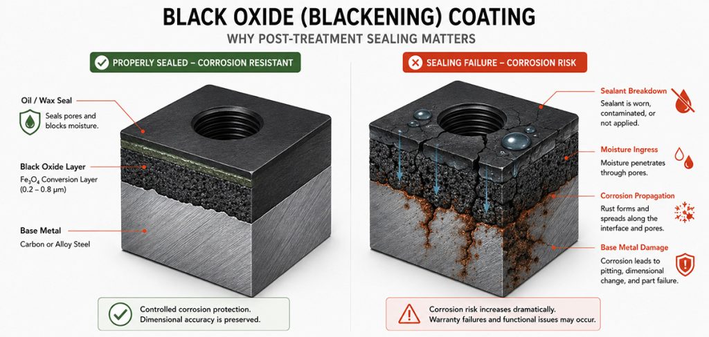 Blackening Coating for CNC Parts: How Engineers Choose (With Cost & Specs)