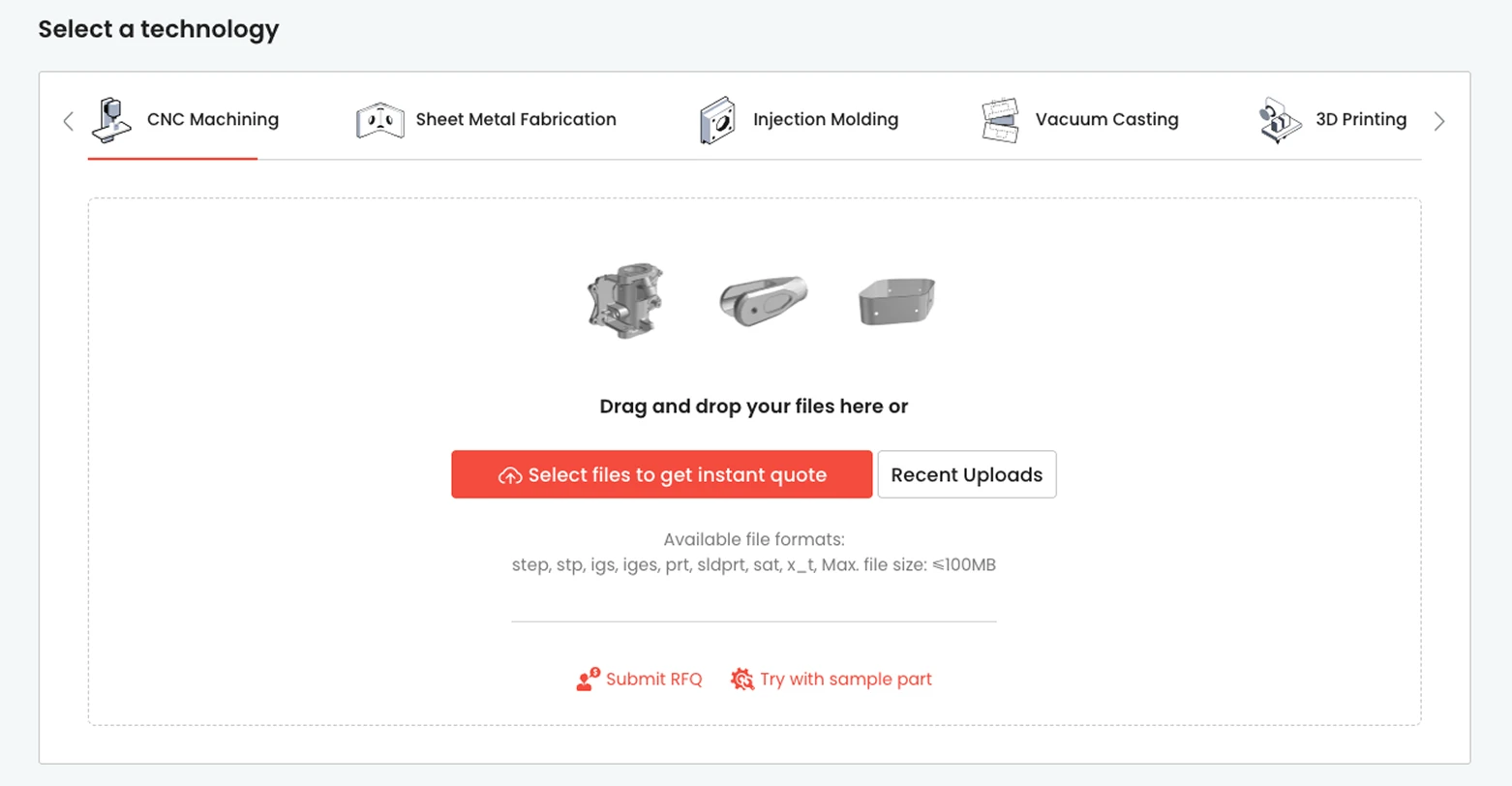 Instant quote platform