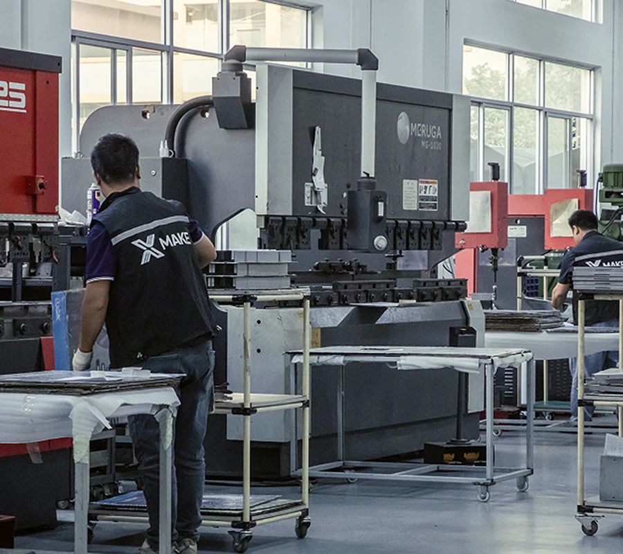 Our sheet metal punching workshop