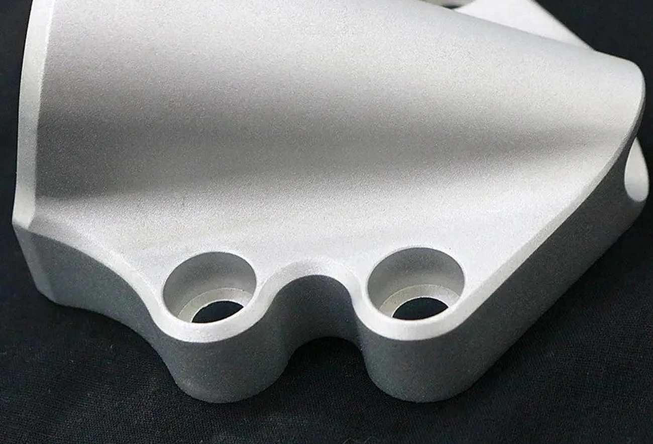 Sandblasting example part